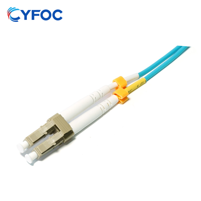 OM3 LC-FC UPC Duplex LSZH 3.0mm Fiber Optic Patch Cord, 3m